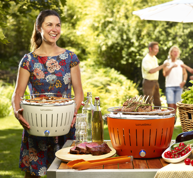 LotusGrill Classic Røykfri kullgrill Orange Ø32cm G340 (722-50011-G-OR-34P)