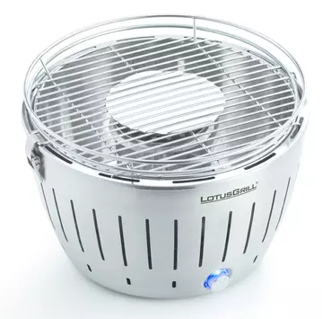 LotusGrill Classic Røykfri kullgrill Stål Ø32cm G340 (722-50011-G-SS-34P)