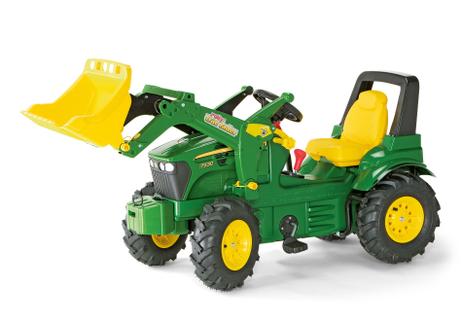 Rolly Toys John Deere 7930 traktor+frontlaster+gir+bremser+lufthjul rollyFarmtrac (331-710126)