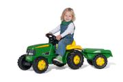 Rolly Toys John Deere rollyKid traktor+tilhenger (331-012190)
