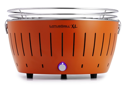 LotusGrill XL Røykfri kullgrill Orange Ø40,5cm G435