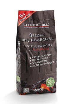 LotusGrill Tilbehør Grillkull Bøk 2,5kg