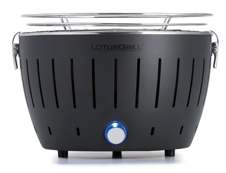 LotusGrill Mini Røykfri kullgrill Grå Ø26cm G280