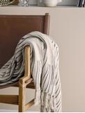 Bloomingville Celly Pledd Natur Bomull 130x160 (152-82049917)