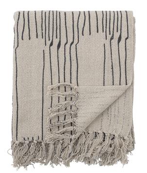 Bloomingville Celly Pledd Natur Bomull 130x160