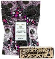 Voluspa Bil Diffuser Japanese Plomme-Rips inkl Refill