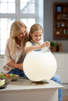 Kooduu Sphere Jacob Jensen Høyttaler-Vinkjøler Lampe Silver (711-KO10-0206LS033-00)