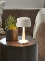 Riviera Maison Bordlampe Bellagio Oppladbar Hvit