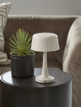 Riviera Maison Bordlampe Bellagio Oppladbar Hvit (443-537120)