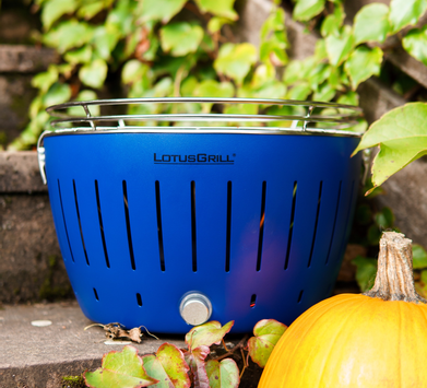 LotusGrill Classic Røykfri kullgrill Blå Ø32cm G340 (722-50011-G-TB-34P)