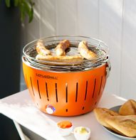 LotusGrill Mini Røykfri kullgrill Orange Ø26cm G280
