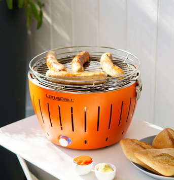 LotusGrill Mini Røykfri kullgrill Orange Ø26cm G280