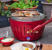 LotusGrill Classic Røykfri kullgrill Rød Ø32cm G340  (722-50011-G-RO-34P)