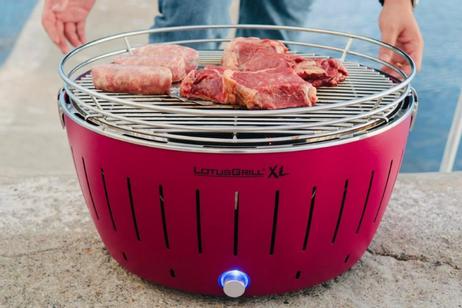 LotusGrill XL Røykfri kullgrill Lilla Ø40,5cm G435