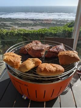 LotusGrill XL Røykfri kullgrill Orange Ø40,5cm G435 (722-50011-G-OR-435P)