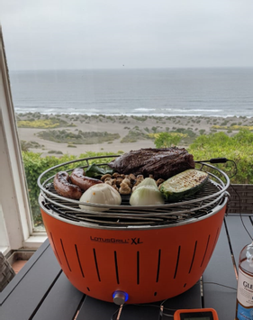 LotusGrill XL Røykfri kullgrill Orange Ø40,5cm G435 (722-50011-G-OR-435P)