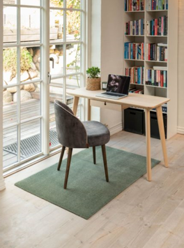 Tica Copenhagen Gulvmatte Dusty Green 90x130