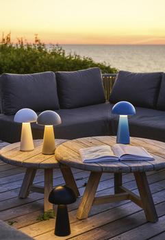 Sirius Sam LED Bordlampe Oppladbar Blå (382-38515)