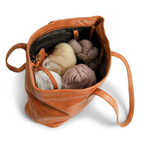 Muud Sara Veske Skinn Whisky (569-QB-4351)