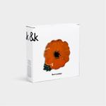 &Klevering Bolle Poppy Rød Ø18cm (712-2797-18)