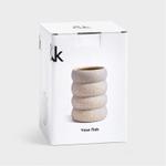 &Klevering Flab Vase Blå Ø10xH14 (712-3540-02)
