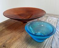 Hübsch BonBon Skåler 2stk Orange+Blue (507-181105)