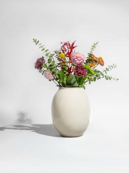 Porsgrund Vase Soft Offwhite H21,5