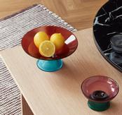 Hübsch BonBon Skåler 2stk Orange+Blue (507-181105)