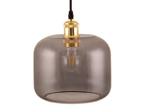 BC Lampe Glass Røyksort 22x19,5