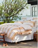 Lexington Striped Sengesett Sateng Beige (588-12230206-140x220)