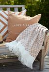 Lexington Bomullspledd Striped Beige 130x170 (588-12230245-2600)