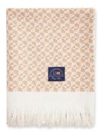 Lexington Bomullspledd Striped Beige 130x170
