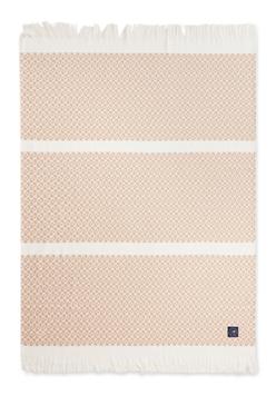 Lexington Bomullspledd Striped Beige 130x170 (588-12230245-2600)