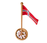 Spring Copenhagen Bordflagg med skål H39 (637-1041)