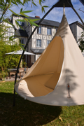 Cacoon  Hengekøye Single Natural White Ø150
