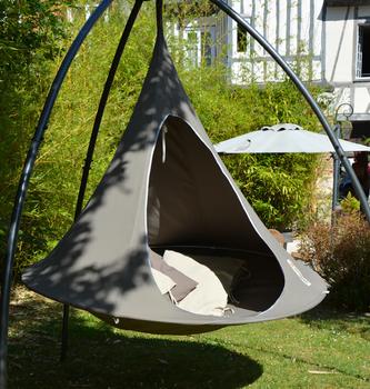 Cacoon  Hengekøye Single Taupe Ø150