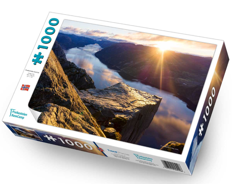 Puslespill 1000 Brikker - Preikestolen Sunrise