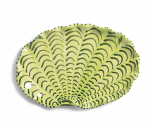 &Klevering Shellegance Serveringsfat Grønn 16x11