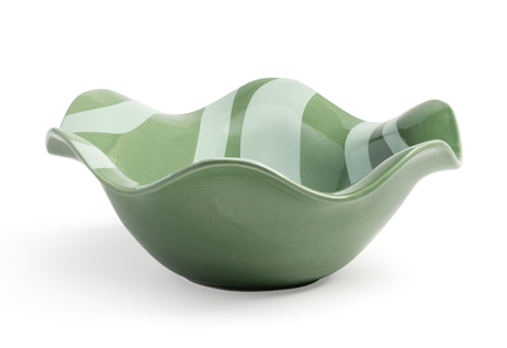 Klevering Skål Striper Grønn H9 (712-1473-02)