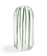 &Klevering Sweep Vase Grønne striper H21cm