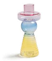 Klevering Jumble Lysestake Multi-Rosa H13,5