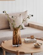 COOEE Gry Vase Cognac Ø15xH30