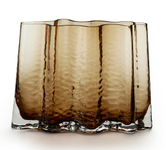 COOEE Gry Vase Wide Cognac 35x15xH24 (389-TH-05-03-CG)