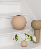 COOEE Ball Vase Blush Ø20xH20 (389-HI-028-03-PP)