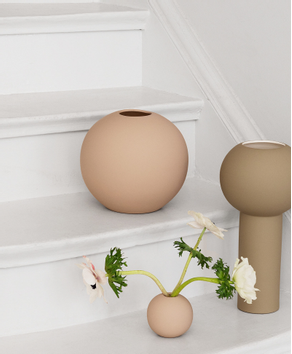 COOEE Ball Vase Blush Ø20xH20