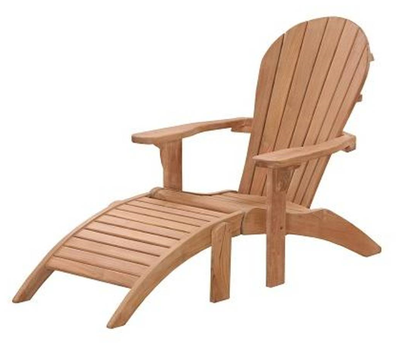 Westport Chair Company Newport Adirondack+Ottoman Teak (688-8000-8001)