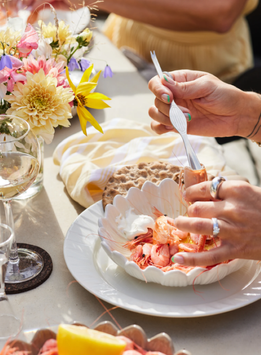 Sagaform Skål Dagny Hvit Ø20 (575-5018388)