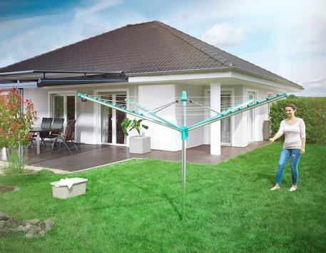 Leifheit Tørkestativ Linomatic-400 Easy Utendørs Sammenleggbart (379-13359)