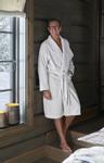 Halvor Bakke Verbier Badekåpe beige-hvit sikksakk  (479-117642, 117644)