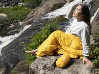 Norsk Dun Out&About Dunpledd Gul 130x170cm (479-117451)